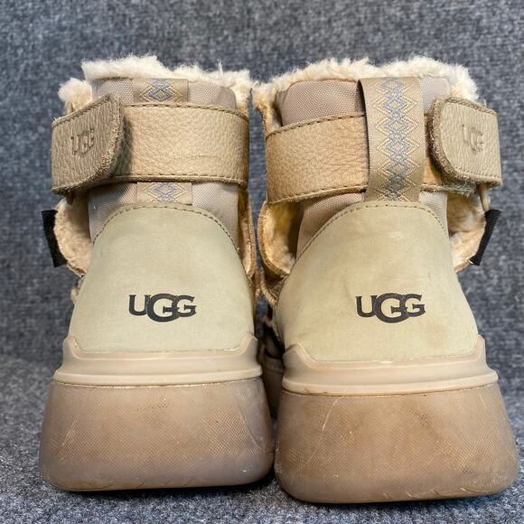 UGG M City Mini Boots Mens 8 Dune Tan Waterproof Leather Winter Shoes main image 4